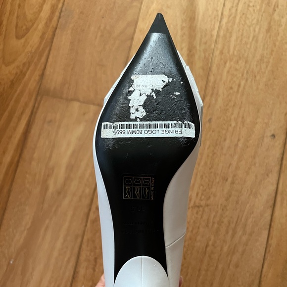 Balenciaga logo fringe knife toe pump - Picture 8 of 12